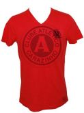 Camisa gola V Atlético Lançamento vermelha